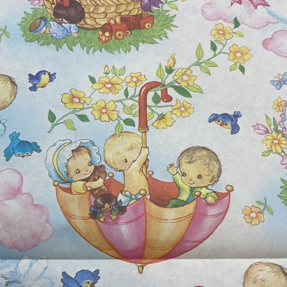 Vintage Babyshower‎ Wrapping Paper - Picture 9 of 11